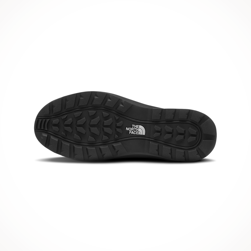 Product image: TNF Chilkat V Lace WP Utility Brown TNF Black Mens 2025, showing the bottom view.