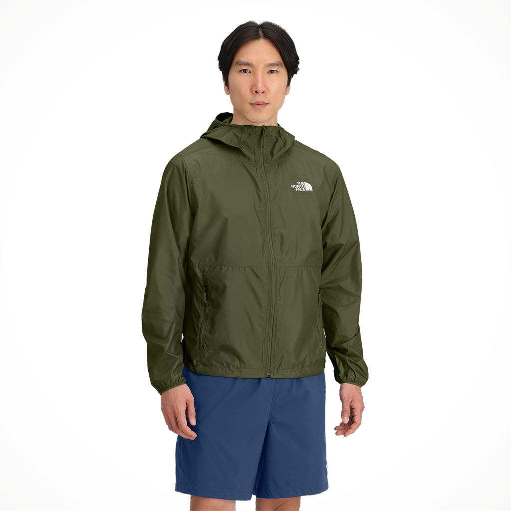 Product image: TNF Cyclone W Ind Jacket Woodland Green mens 2026 alt1.