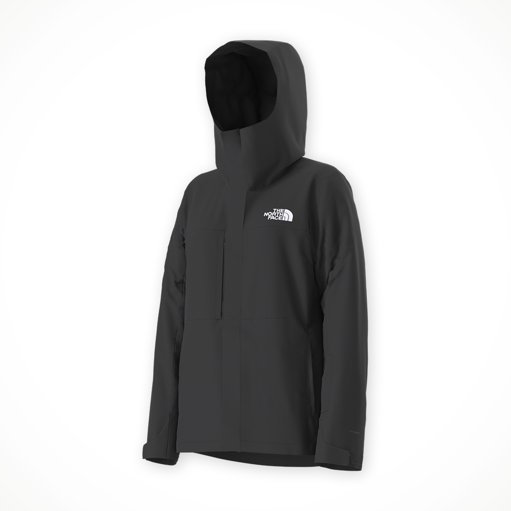 Product image: TNF Freedom Insulated Jckt TNF Black mens 2025, shown from a three-quarter angled view.
