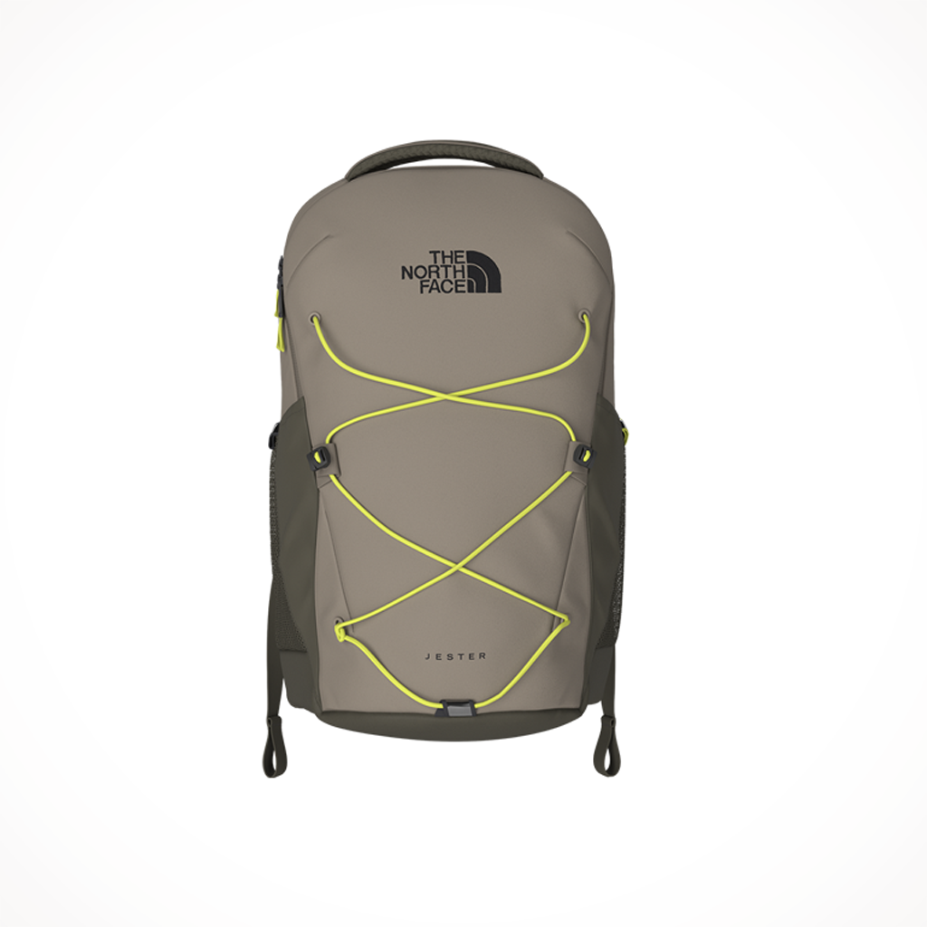 gray north face jester backpack The North Face Jester Backpack Cavern Grey/New Taupe Green