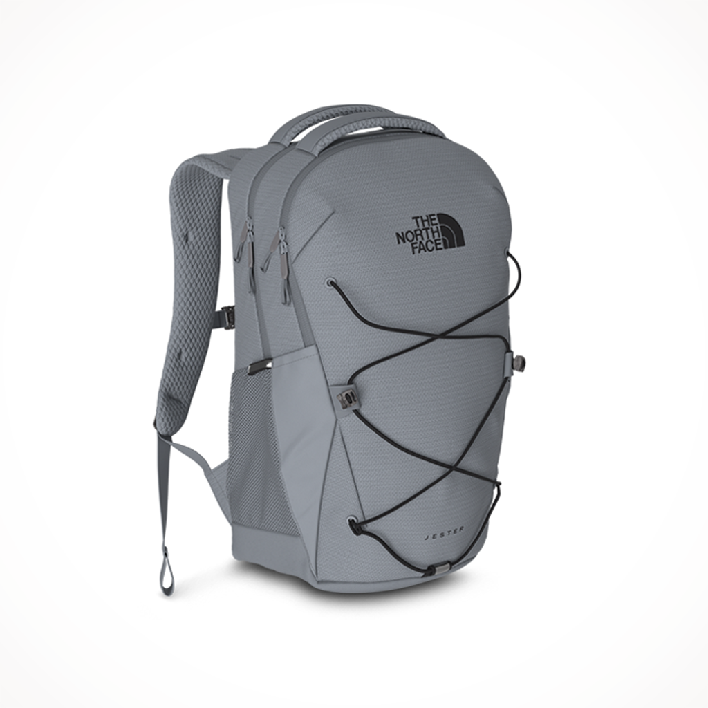 The North Face JESTER Backpack: Duck Green Dark Heather/Black The North Face JESTER Backpack: Duck Green Dark Heather/Black