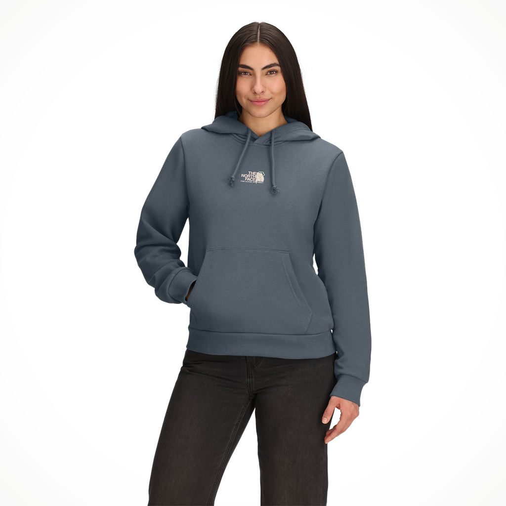 Product image: TNF Midnight Ember Regular Hoodie Granite Grey Womens 2026 alt1.