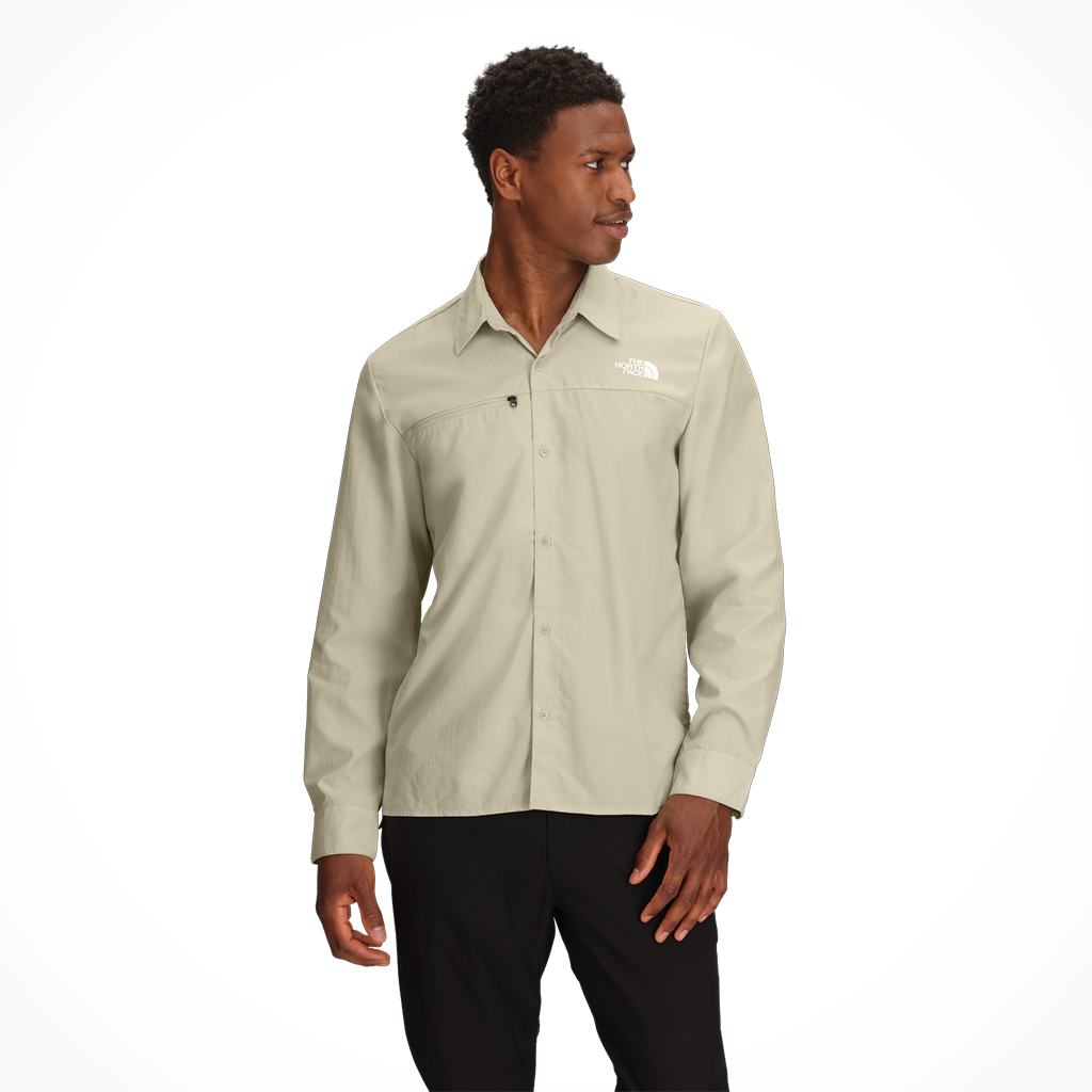 Product image: TNF Packable LS Shirt Desert Stone mens 2026 alt1.