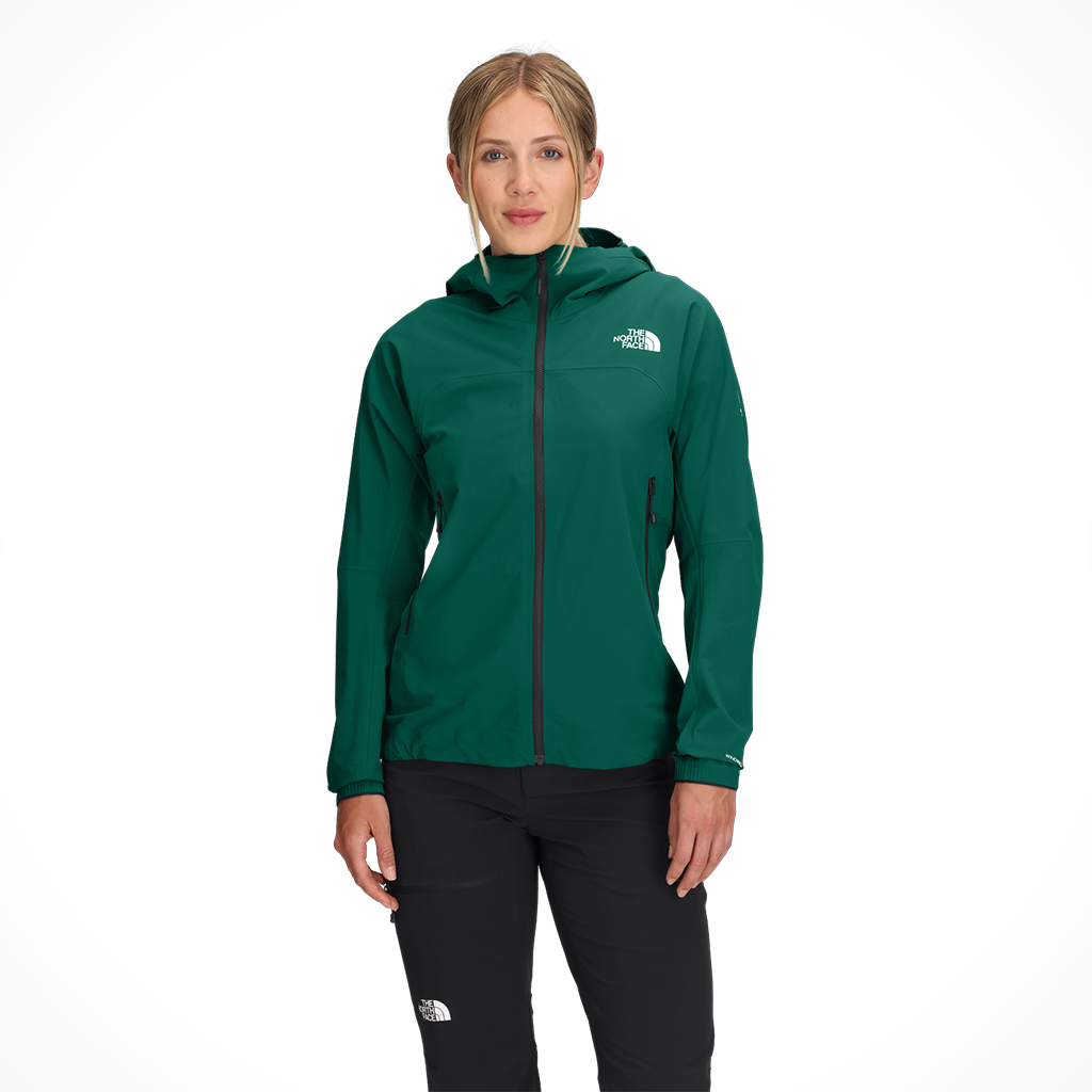 Product image: TNF Summit Off Width Jacket Evergreen Womens 2026 Alt1.