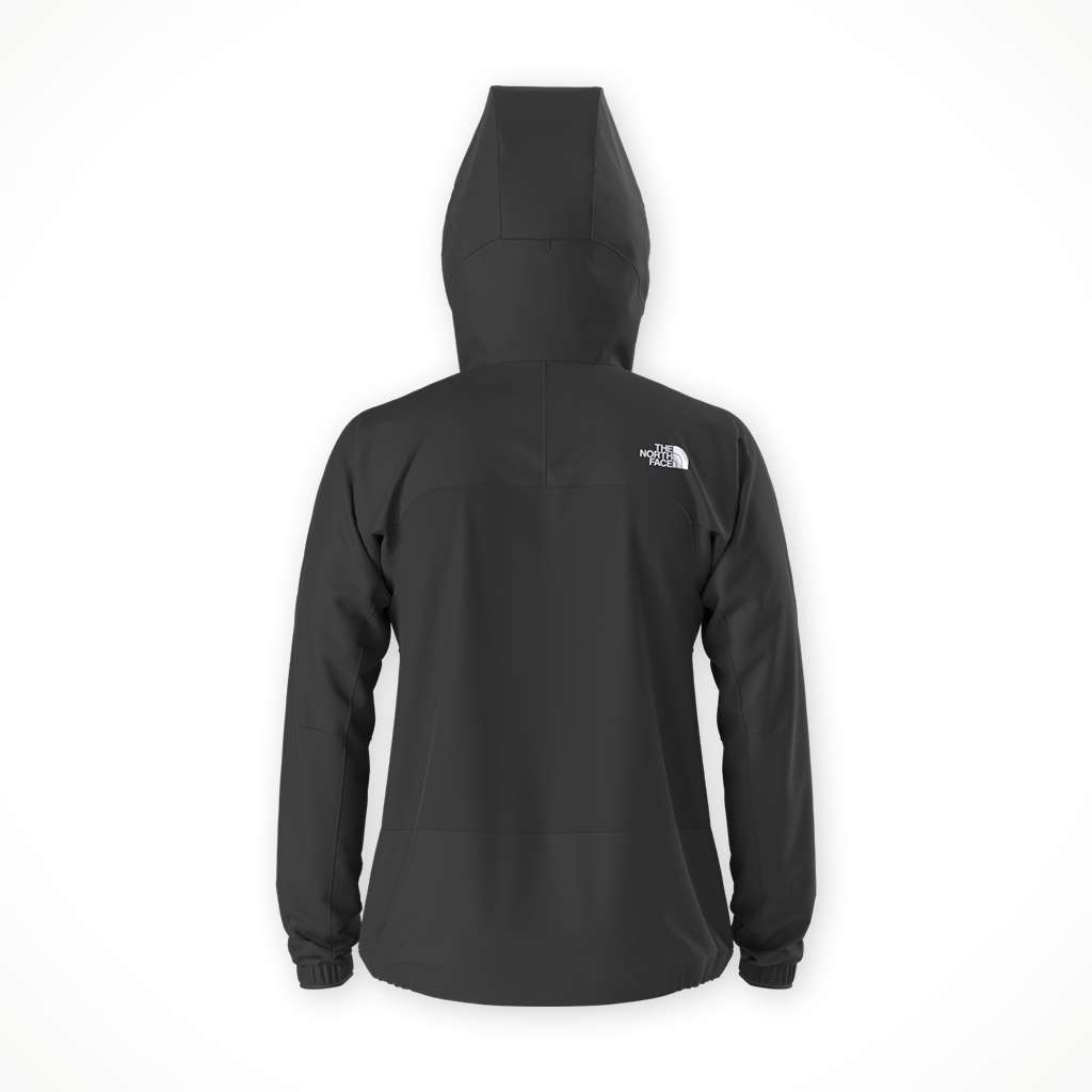 Product image: TNF Summit Off Width Jacket TNF Black Mens 2026, shown from the back.