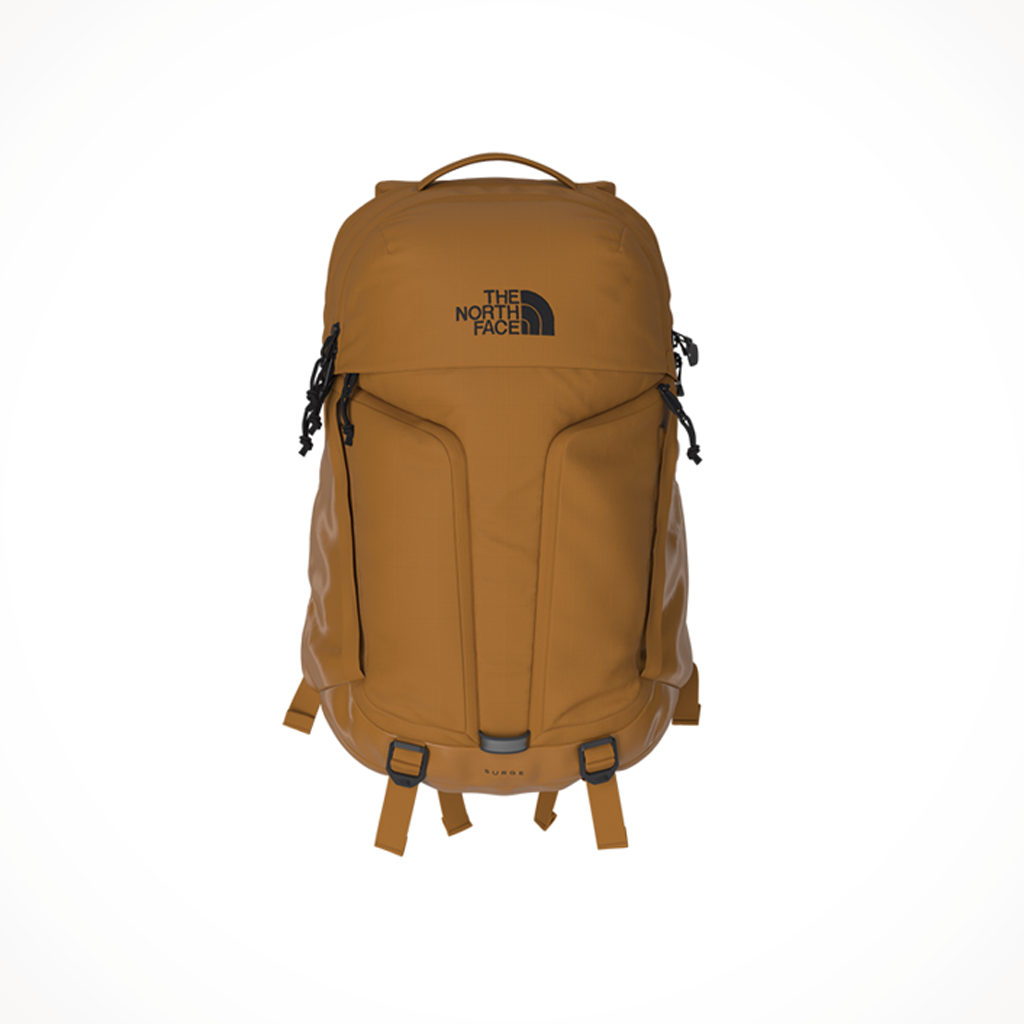 The North Face Surge Backpack: Timber Tan The North Face Surge Backpack: Timber Tan