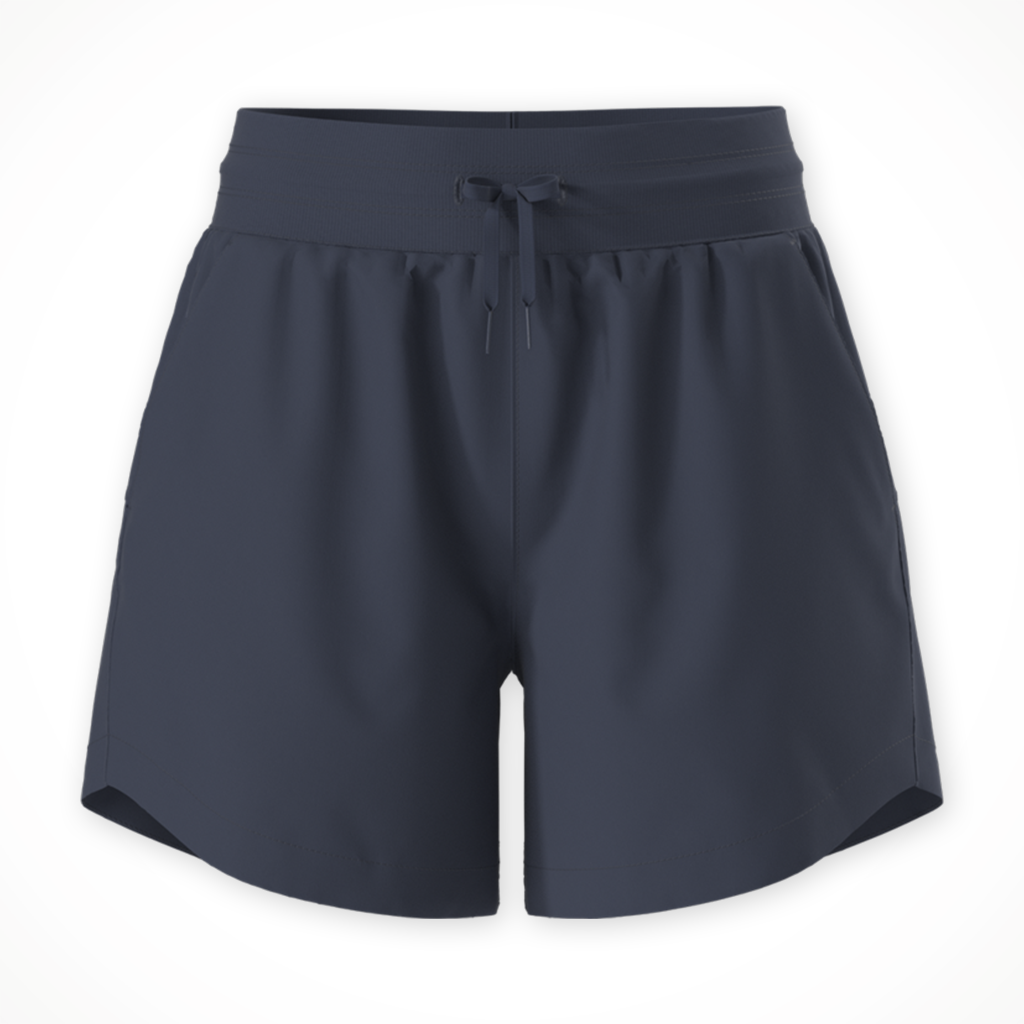 Product image: TNF aphrodite Arise 5 Inch S Hort Summit Navy Womens 2026, shown in primary marketing view.