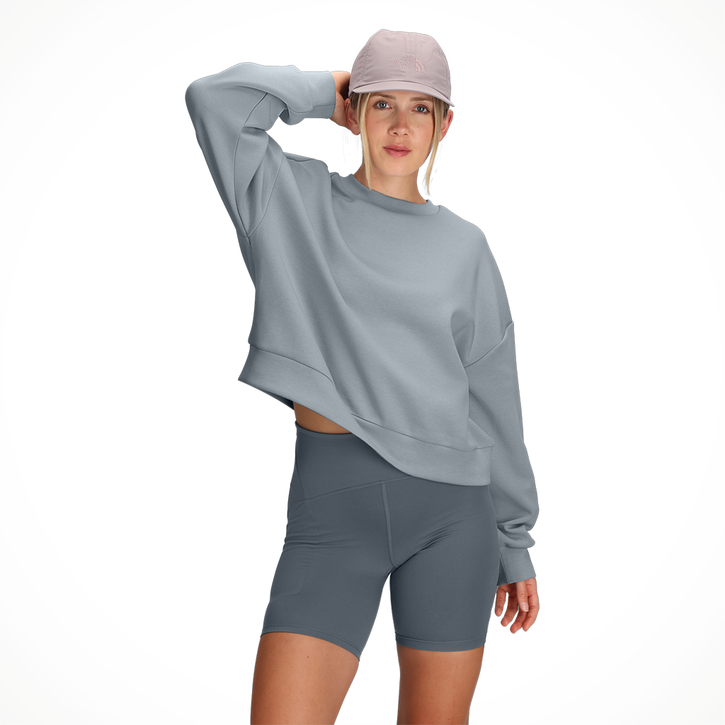 Product image: TNF jaida Crew Frost Grey womens 2026 alt1.