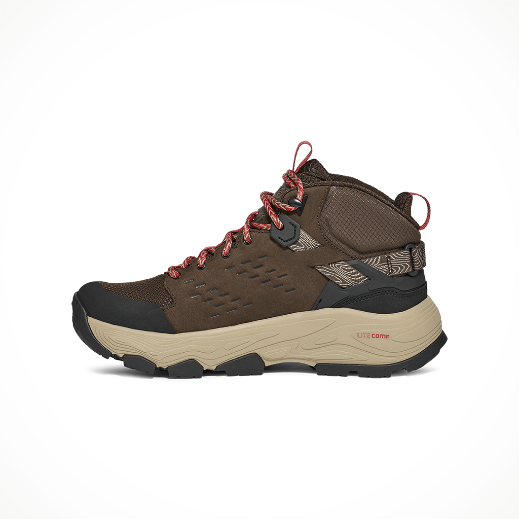 Product image: Teva Grandview Max GTX C Hocolate Brown Mens 2026, shown from the left side profile.
