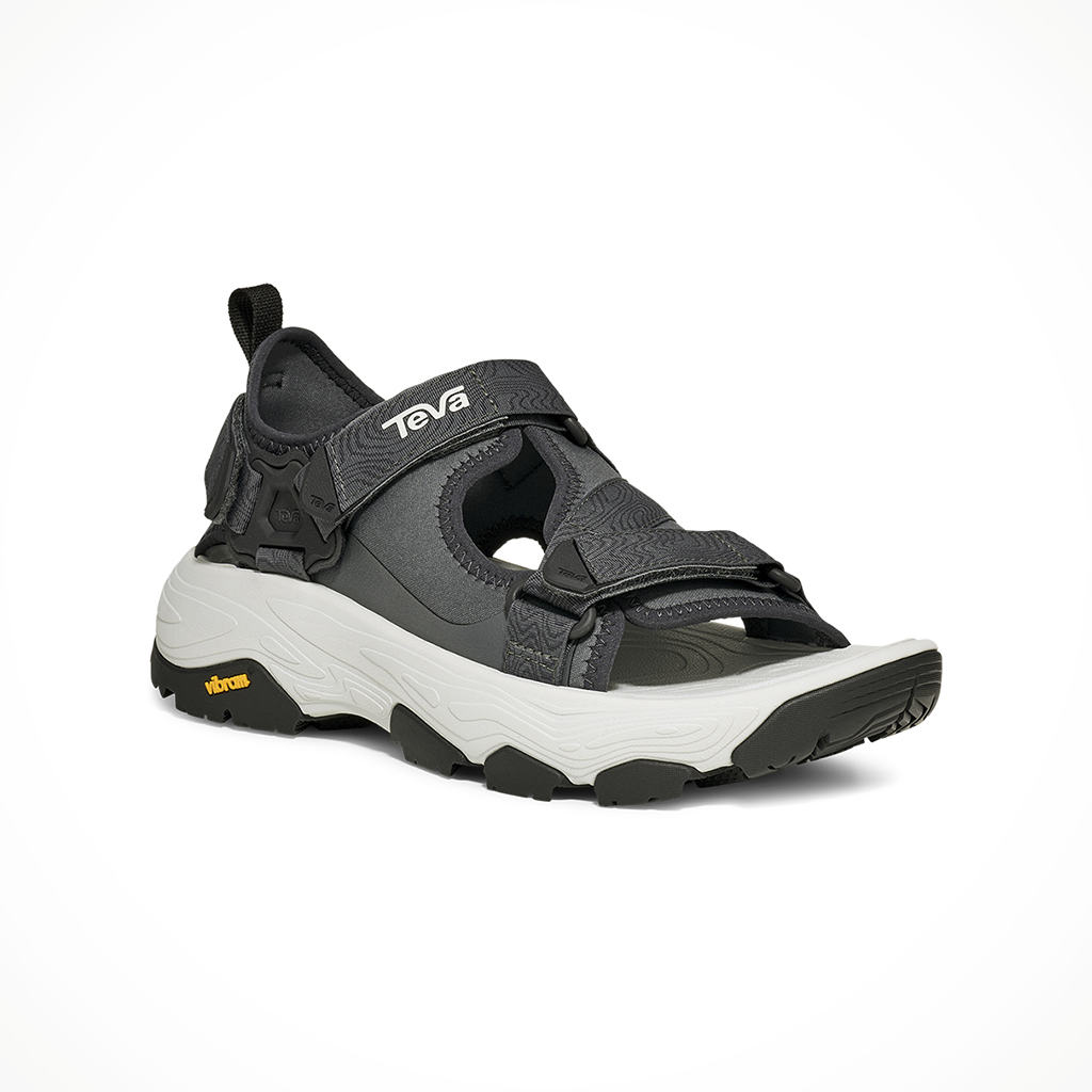Product image: Teva Grandviewmax Sandal Dark Shadow Mens 2026, shown from a three-quarter angled view.