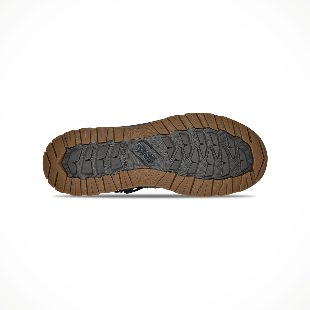 Product image: Teva Hurricane XLT3 CT Dark Gull Grey Mens 2026, showing the bottom view.