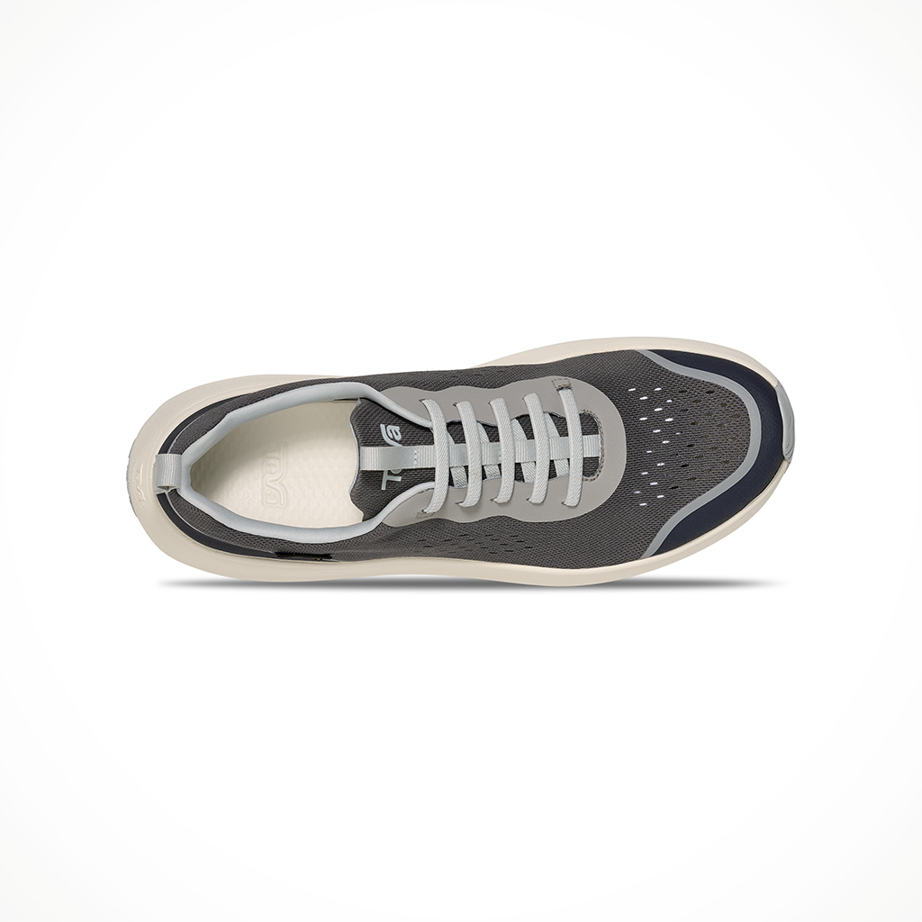 Product image: Teva Hydratrek Fairwind Dark Gull Grey Black Mens 2026, shown from above.