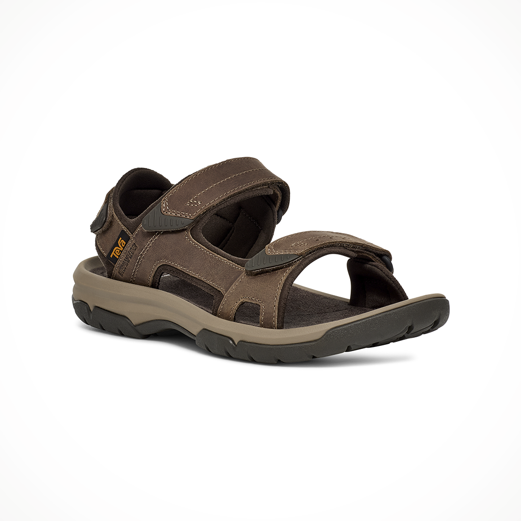 Product image: Teva Langdon Sandal Walnut Mens 2026, shown from a three-quarter angled view.