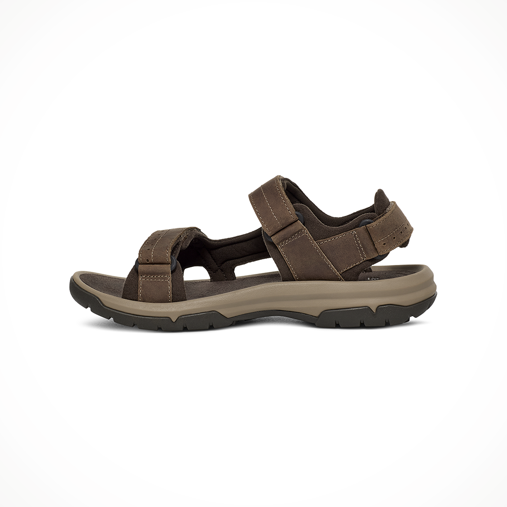 Product image: Teva Langdon Sandal Walnut Mens 2026, shown from the left side profile.