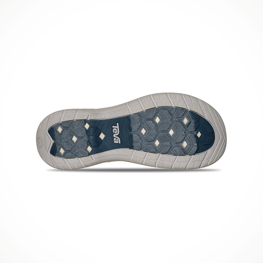Product image: Teva Tirra Sport Blue Multi Womens 2026, showing the bottom view.