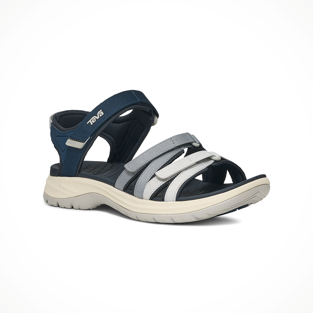 Product image: Teva Tirra Sport Blue Multi Womens 2026, shown from a three-quarter angled view.