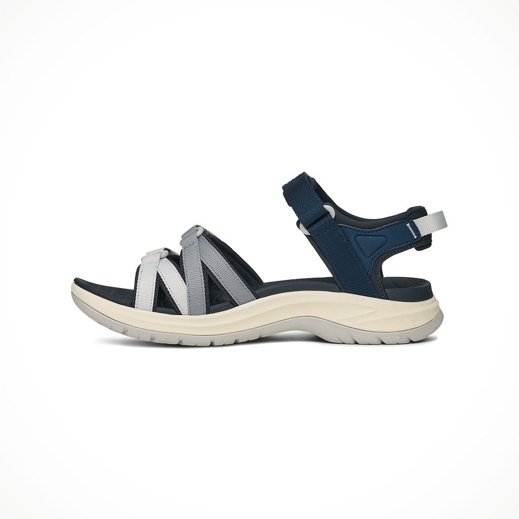 Product image: Teva Tirra Sport Blue Multi Womens 2026, shown from the left side profile.