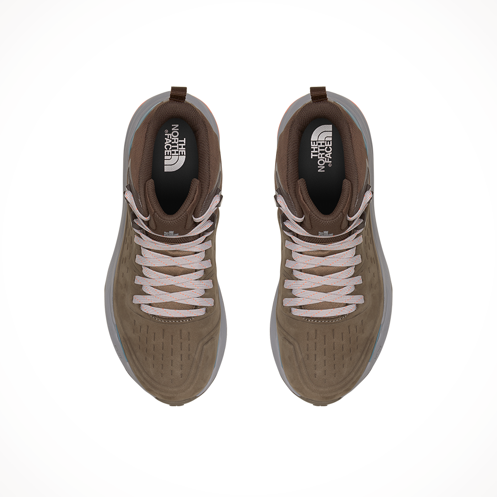 The North Face Womens VECTIC Exploris 2 Mid Futurelight Leather Bipartisan Demistass Brown Top