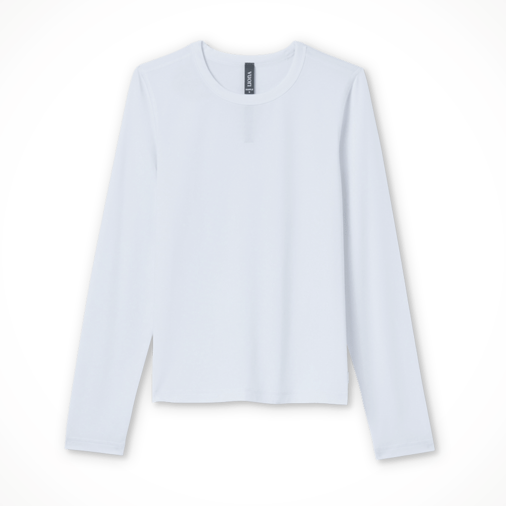 Long-Sleeve Lux Crew Tee — Women's