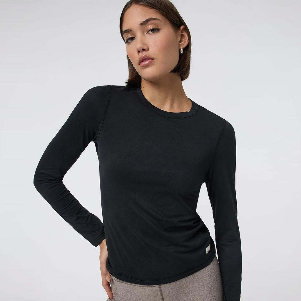 Long-Sleeve Lux Crew Tee — Women's