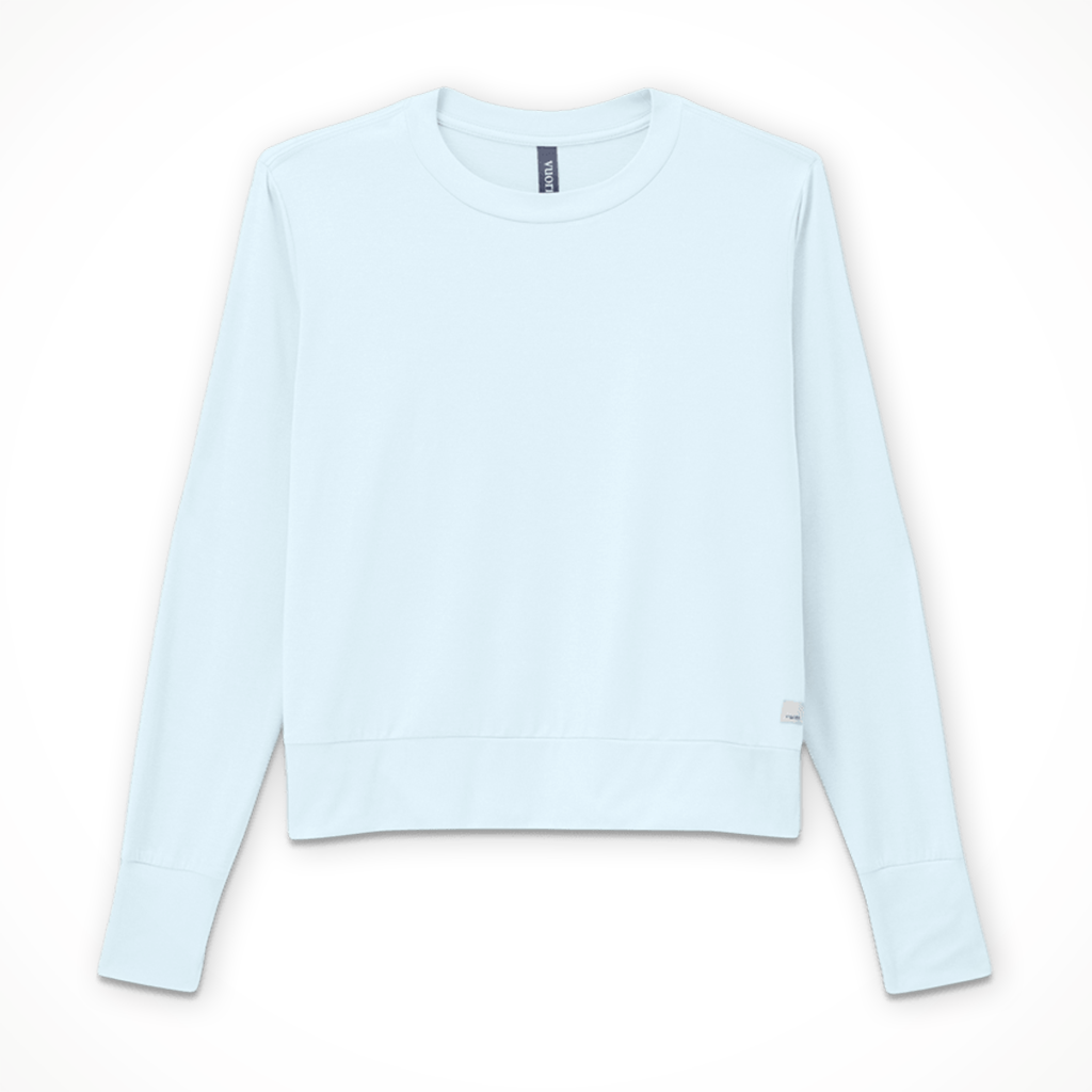 Product image: Vuori Daydream Crew Soft Sky Heather Womens 2026, shown in primary marketing view.