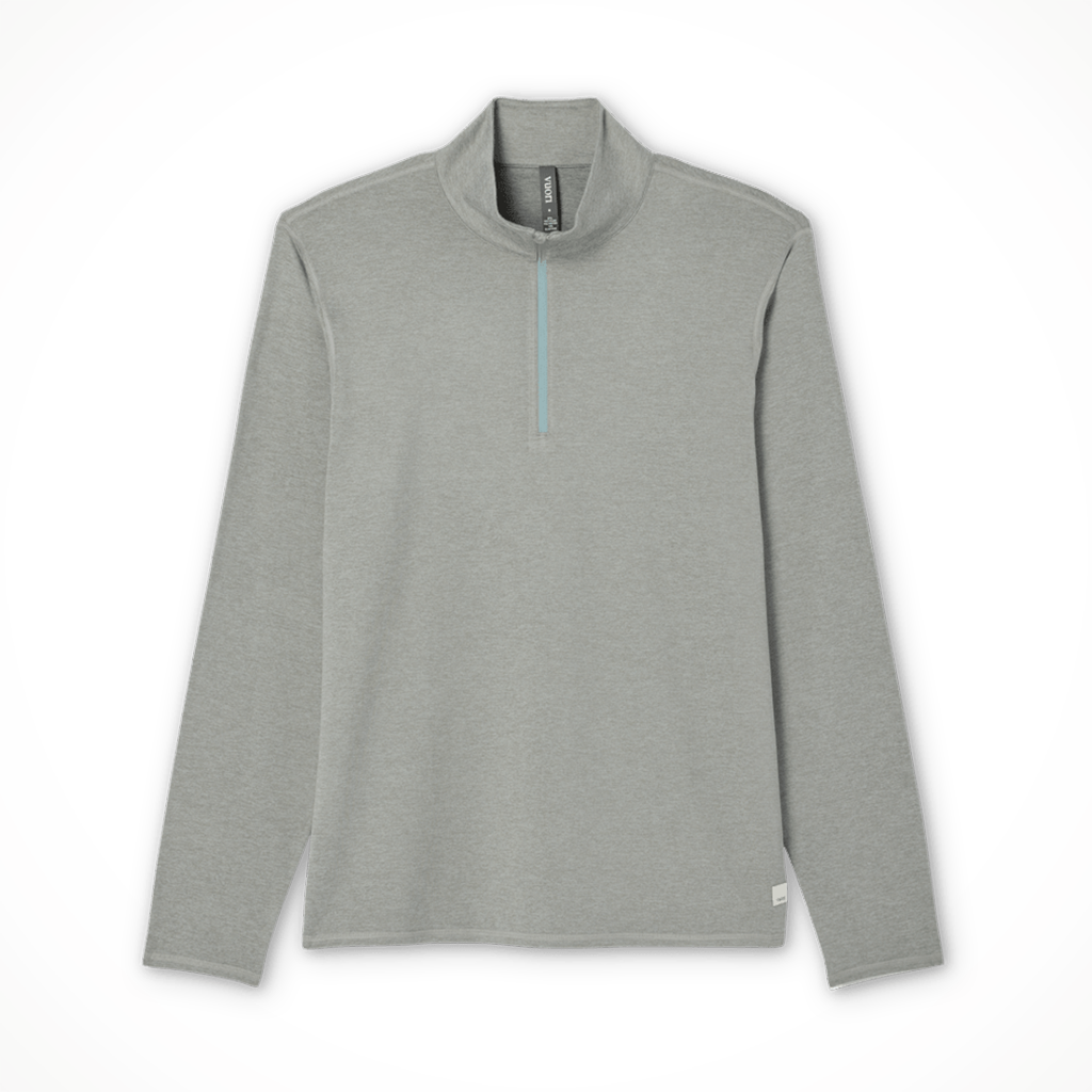 Product image: Vuori Ponto Half Zip Mock Neck Misty B Lue Mens 2026, shown in primary marketing view.