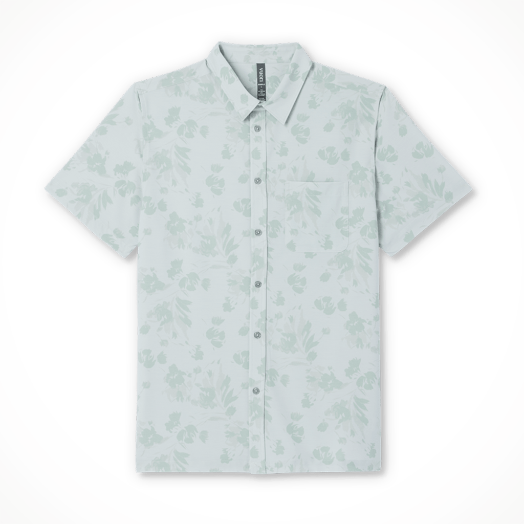 Product image: Vuori SS B Ridge Button D Own Storm Blue Mens 2026, shown in primary marketing view.