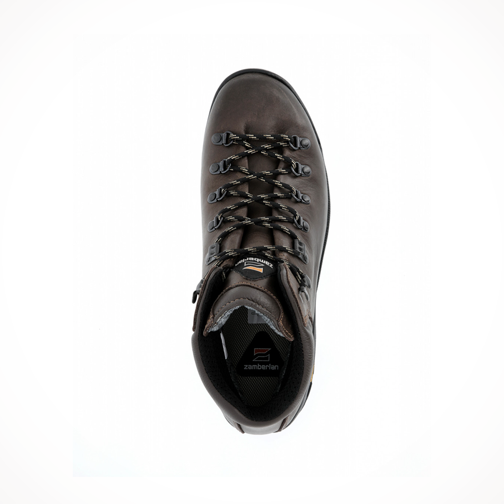 Product image: Zamberlan Trail Lite GTX Waxed Chestnut, shown from above.
