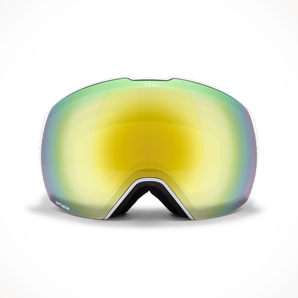 Product image: Zeal Cloudfall Drift Alchemy Mirror Sky Blue Mirror Goggle 2025, shown from the front.