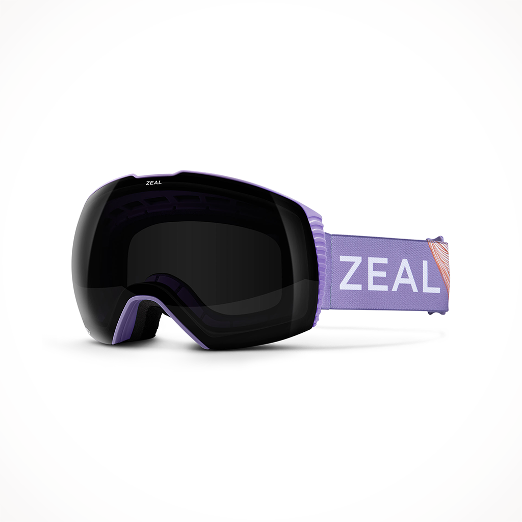 Product image: Zeal Cloudfall Flight Dark Grey Sky Blue Mirror Goggle 2025, shown in primary marketing view.