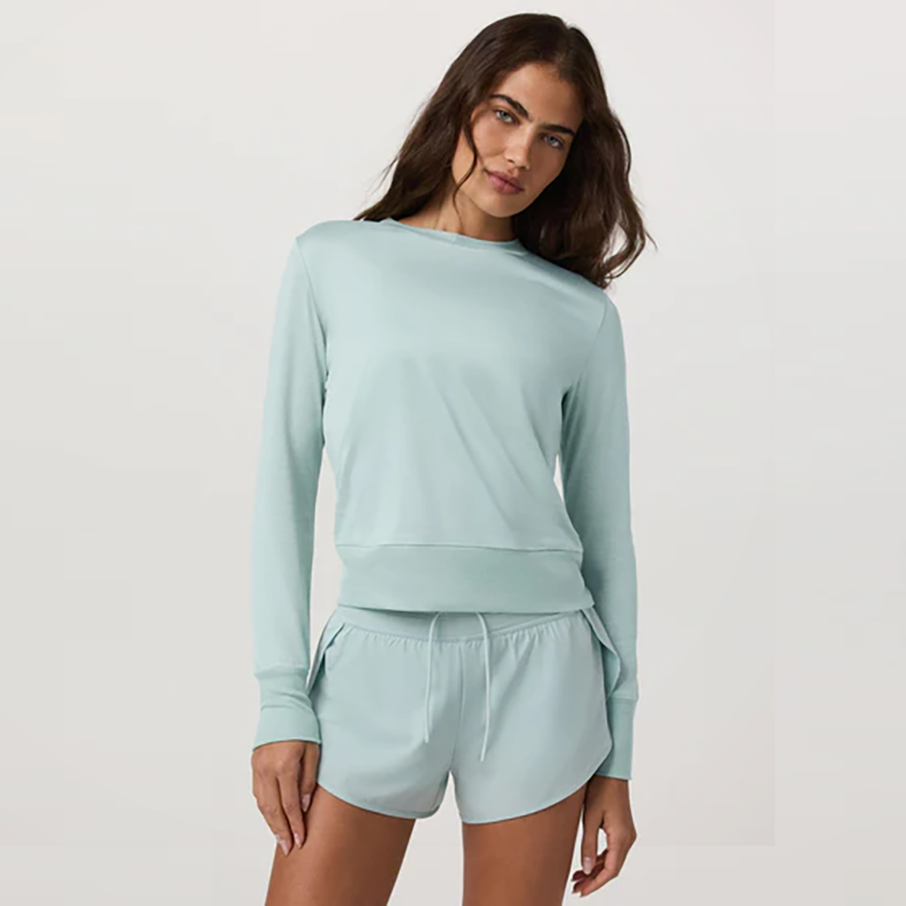 Product image: vuori daydream crew spearmint Alt1.