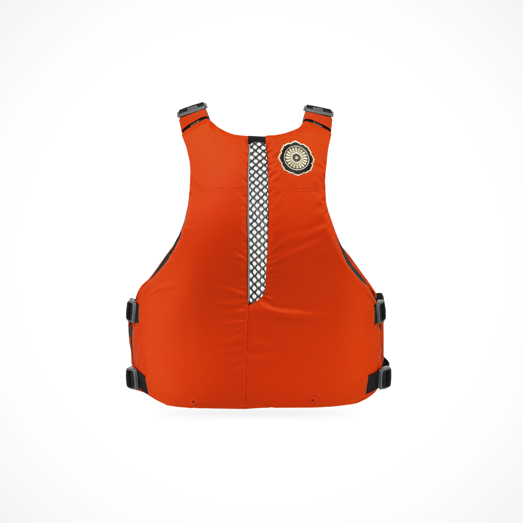 Astral E Ronny PFD Fire Orange Back