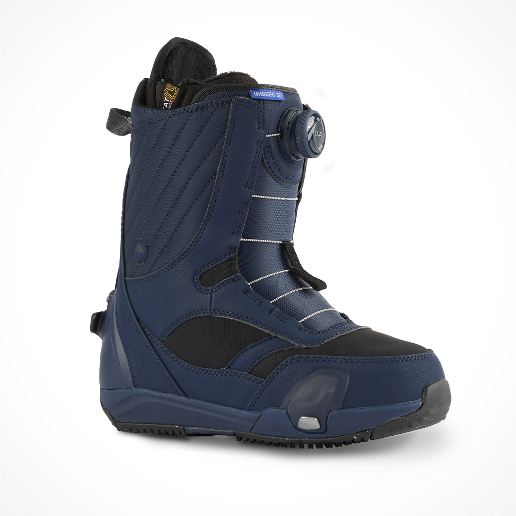 Burton Limelight BOA Steo On Dress Blue 2023 Snowboard Boot Right
