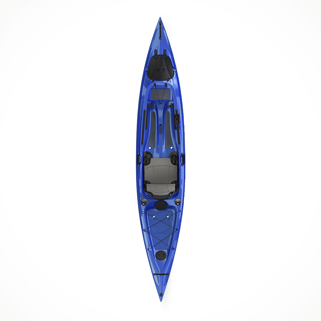 Eddyline Caribbean 14 FS Angler Saphire Blue Silver TopAlt