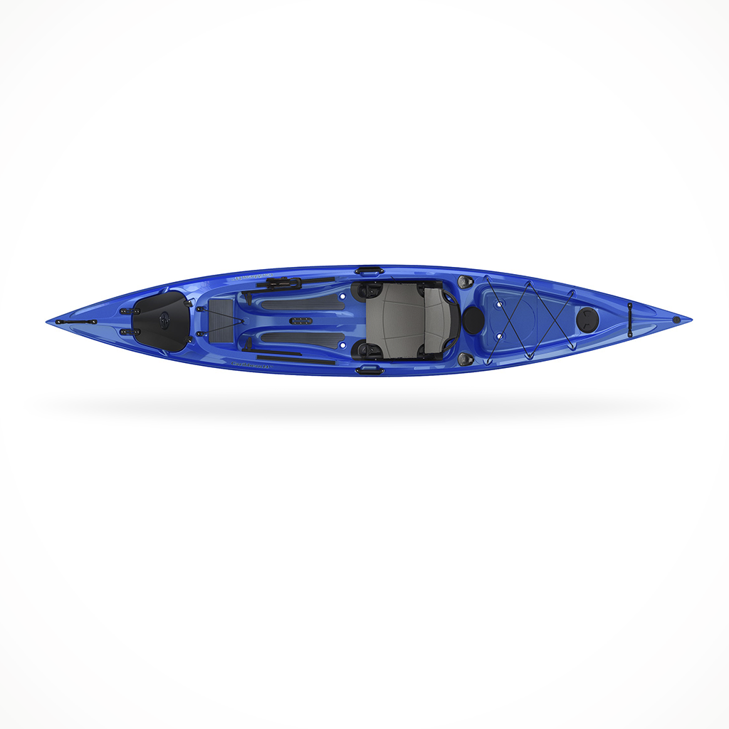 Eddyline Caribbean 14 FS Angler Saphire Blue Silver Top