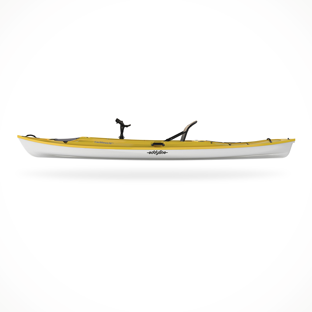Eddyline Caribbean 14 FS Angler Yellow Side