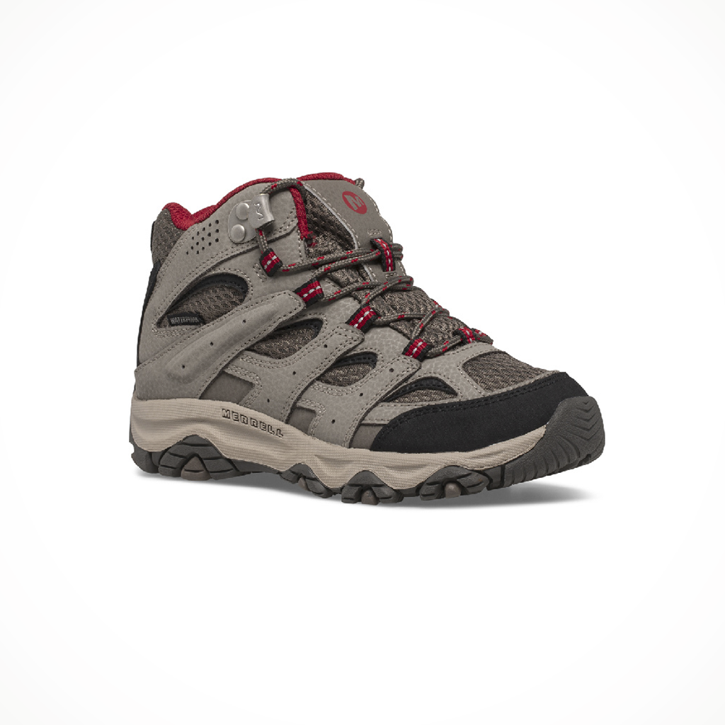 Kids Merrell Moab 3 Mid Waterproof Hiking Shoe OutdoorSports