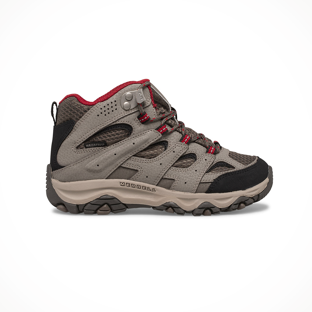 Kids Merrell Moab 3 Mid Waterproof Hiking Shoe OutdoorSports