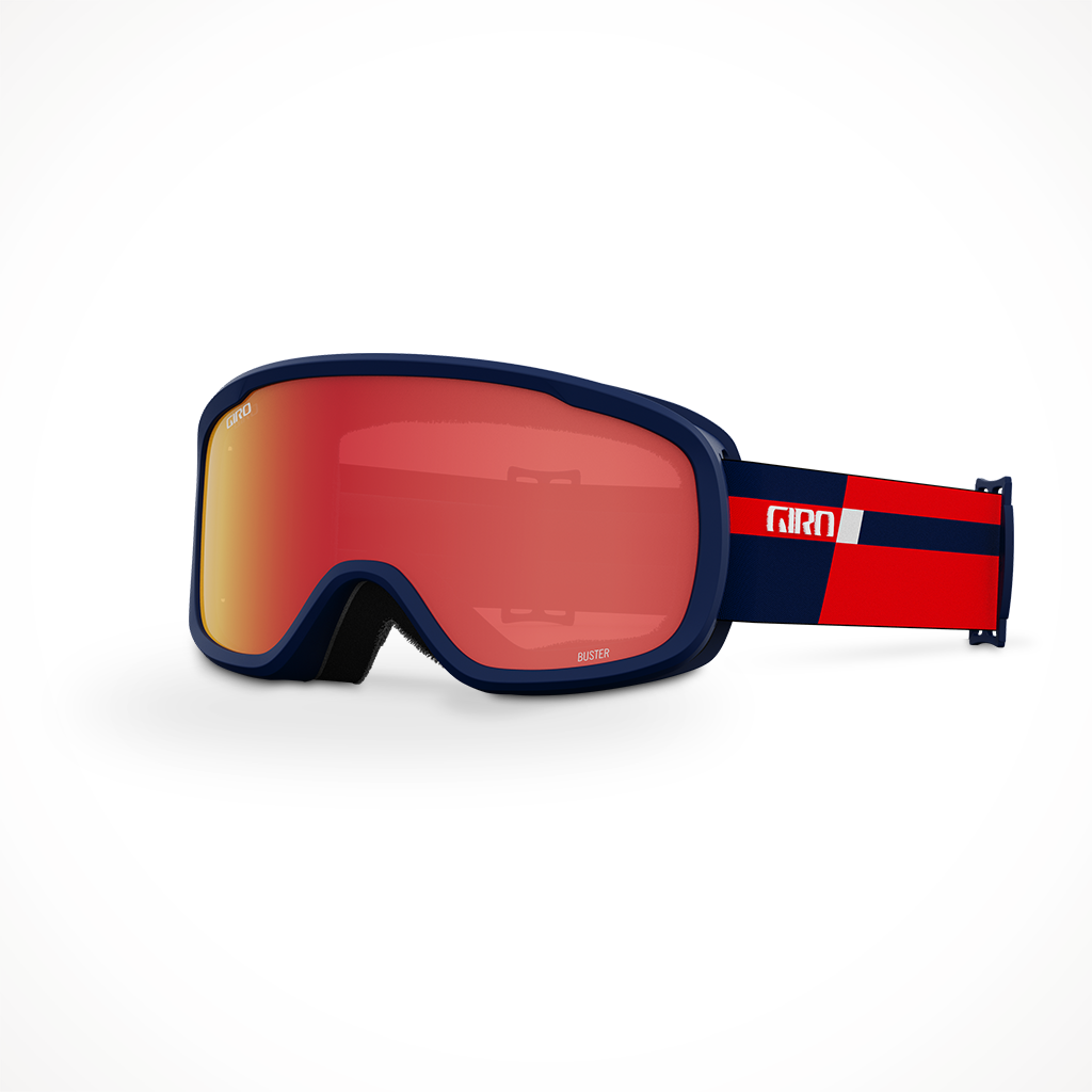 Giro Buster 2023 Snow Goggle Red Midnight Podium Amber Scarle