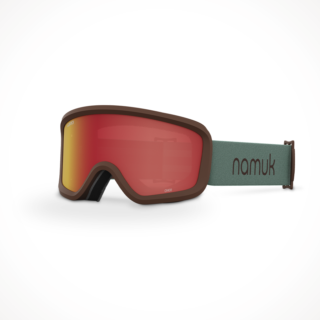 Giro Chico 2.0 2023 Snow Goggle Namuk North Lights Chocolate Amber Scarlet