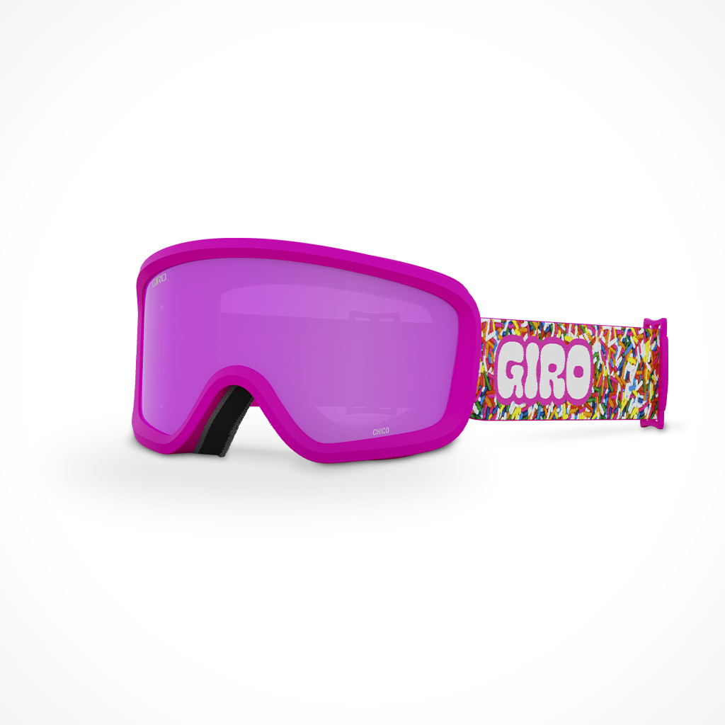 Giro Chico 2.0 2023 Snow Goggle Pink Sprinkles Amber Pin