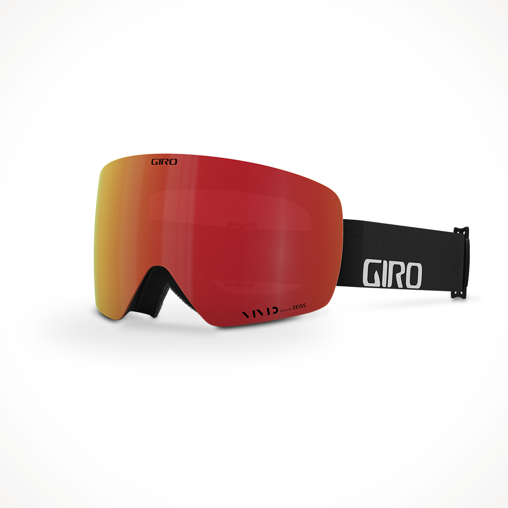 Giro Contour RS 2023 Snow Goggle Black Wordmark Vivid Ember Vivid Infrared