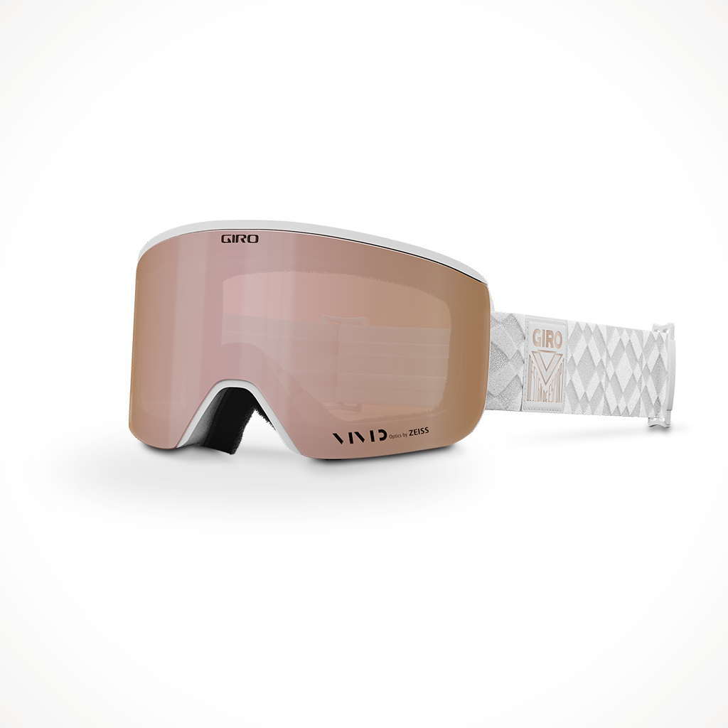 Giro Ella 2023 Snow Goggle White Limitless Vivid Rose Gold Vivid Infrared