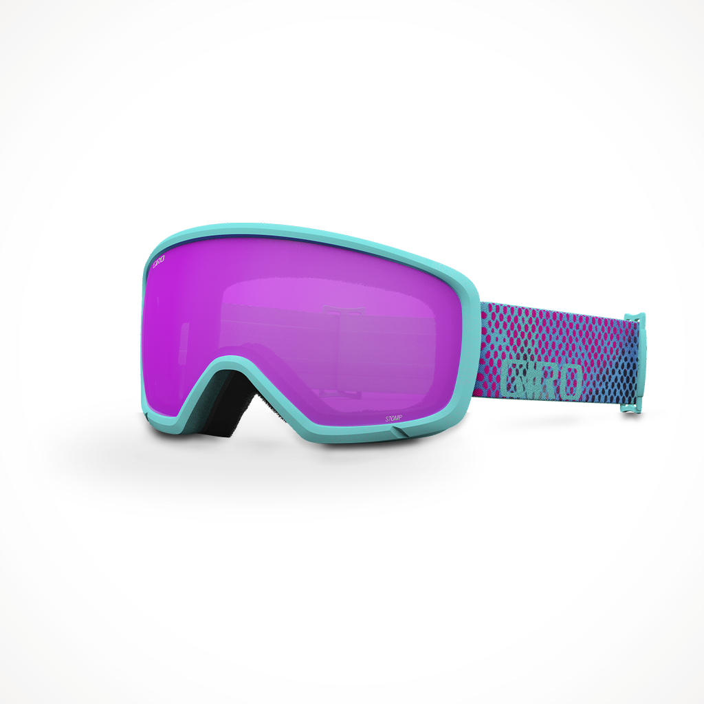 Giro Stomp 2023 Snow Goggle Screaming Teal Chroma Dot Amber Pink