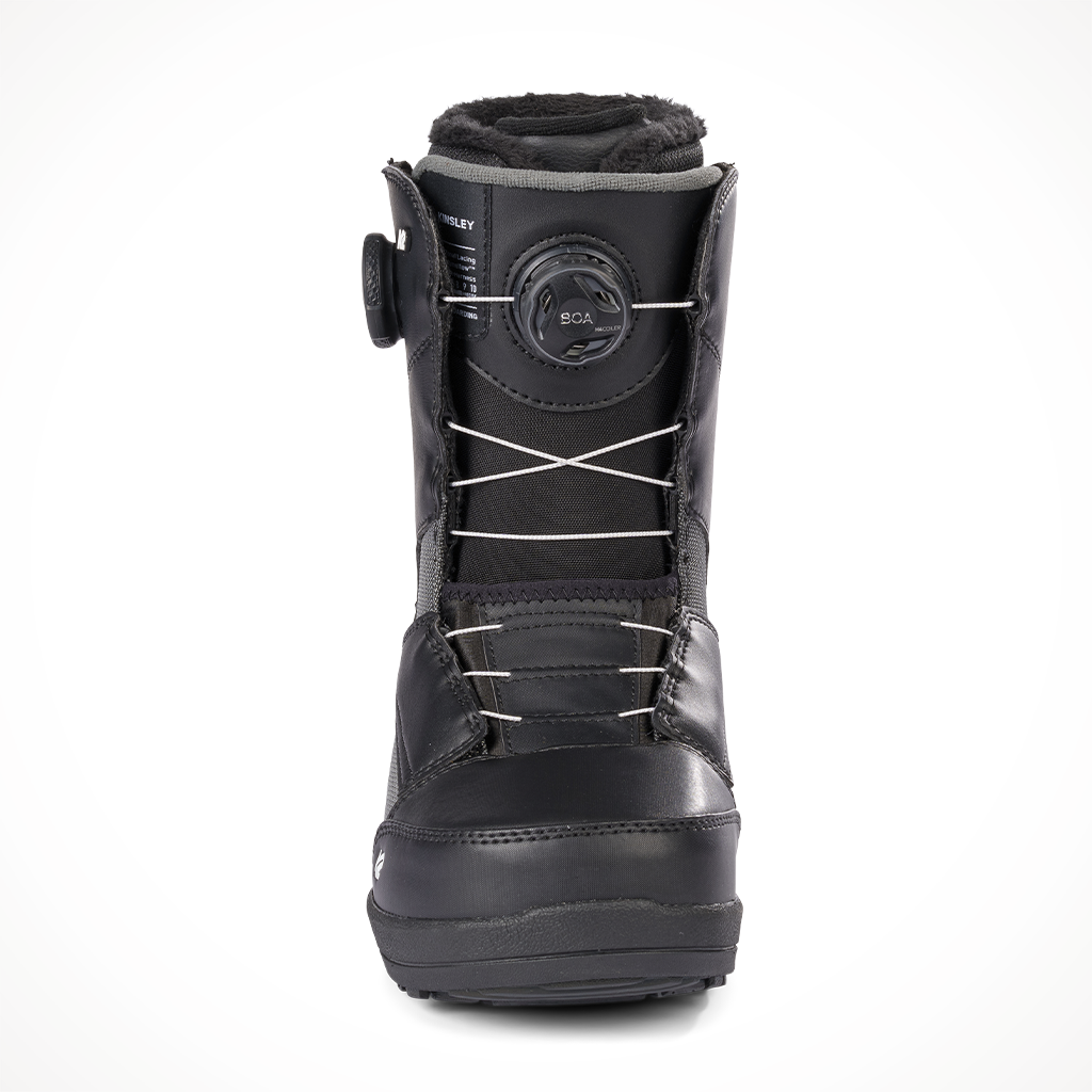 K2 Kinsley Black 2023 Snowboard Boot Toe