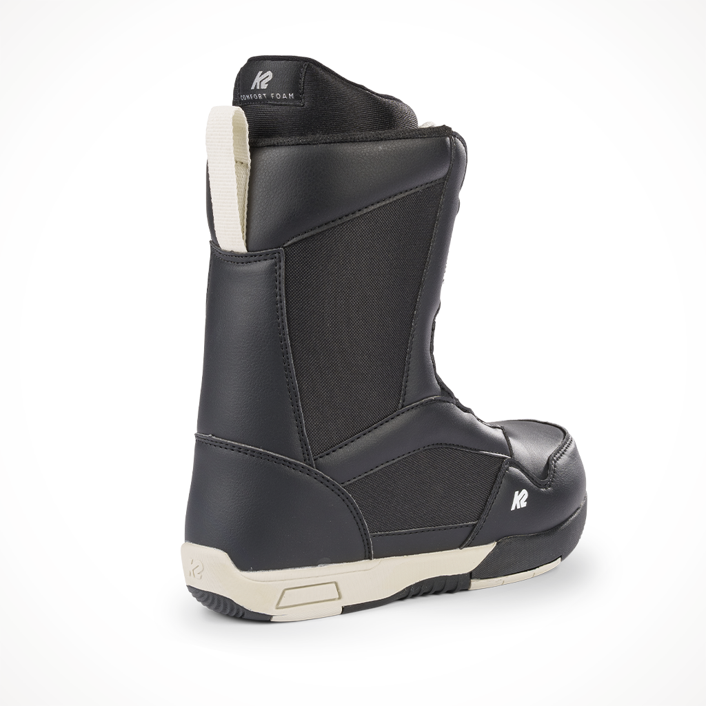 K2 You+H Black 2023 Snowboard Boot Back