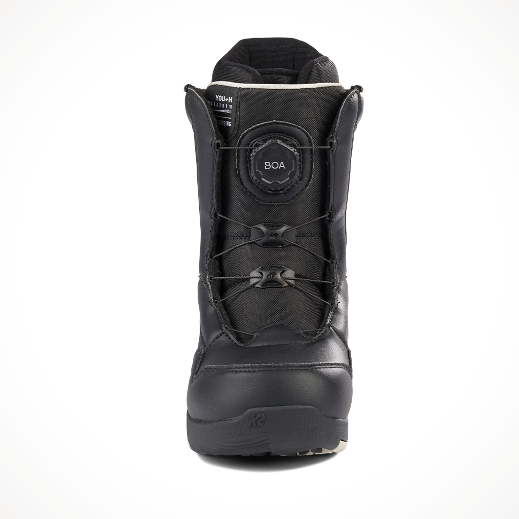 K2 You+H Black 2023 Snowboard Boot Toe