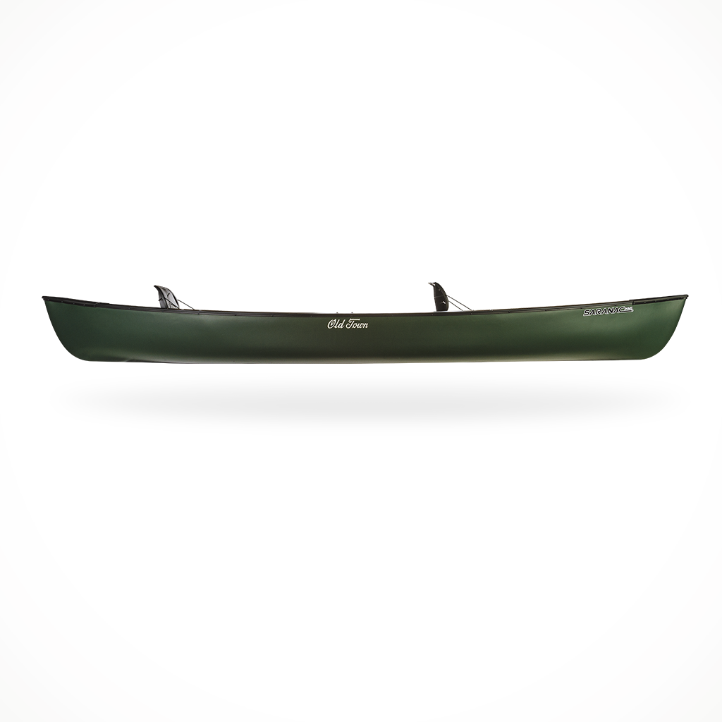 Paddling Canoe Old Town Saranac 146 Green Side