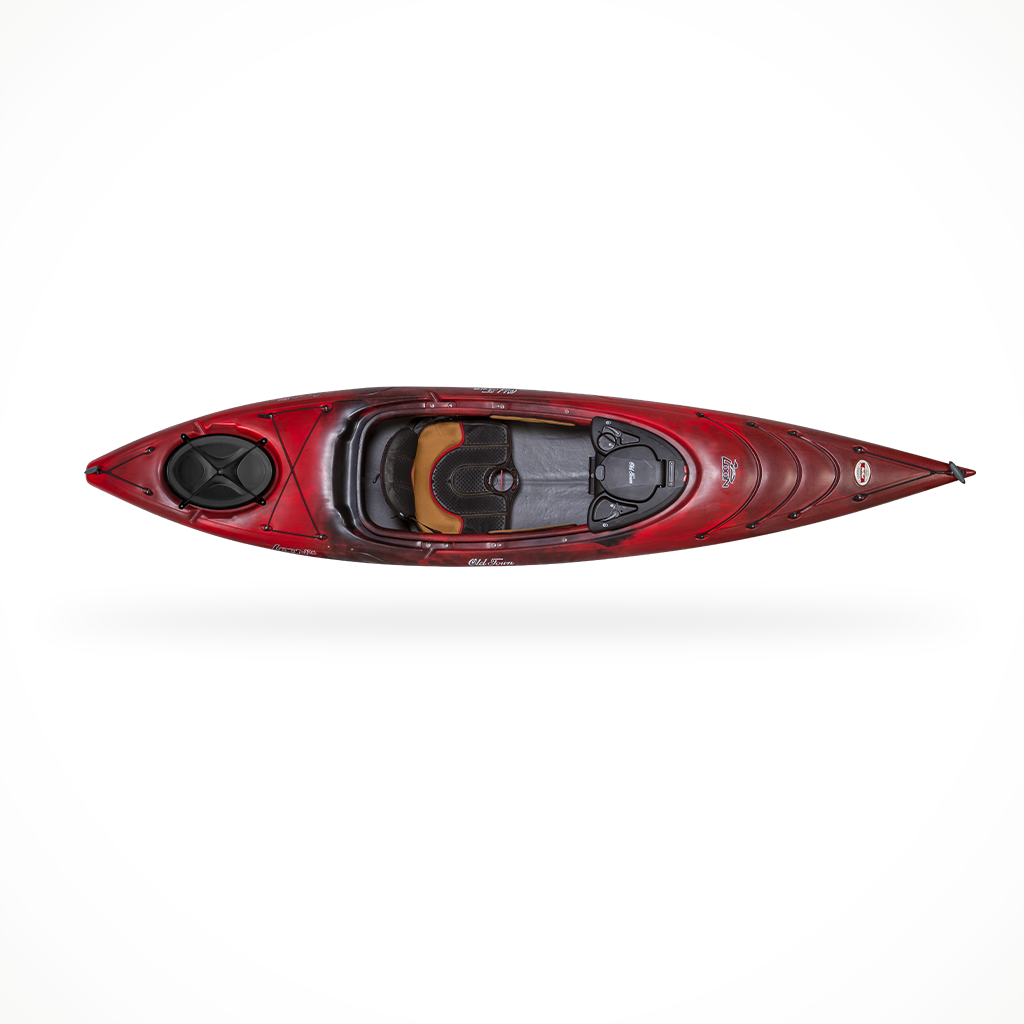 Paddling Kayaks Old Town Loon 126 Black Cherry Top