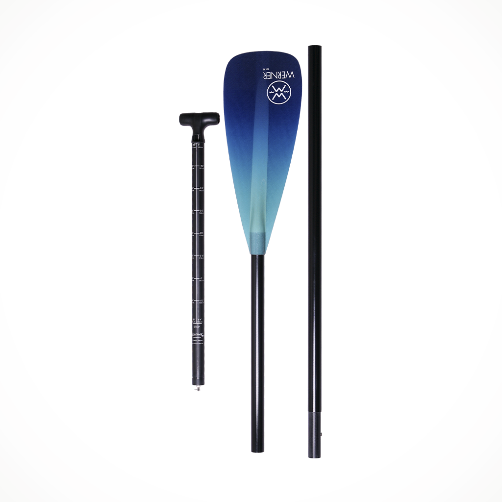 Werner Paddles Zen 95 | Adjustable Straight Shaft Paddle Werner Paddles Zen 95 | Adjustable Straight Shaft Paddle